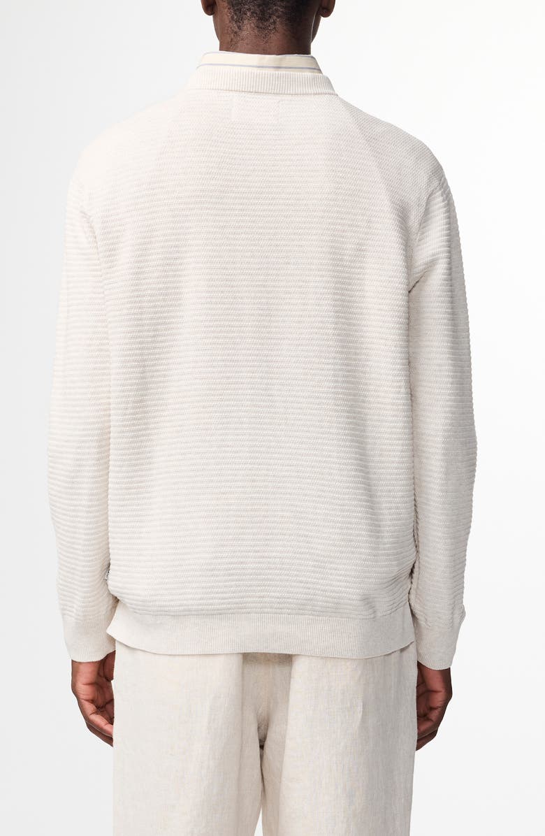 NN07 Fabian 6686 Organic Cotton Crewneck Sweater, Alternate, color, Ivory