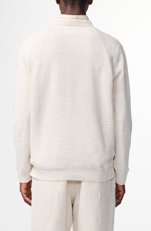 Nn07 Fabian 6686 Organic Cotton Crewneck Sweater In Burgundy