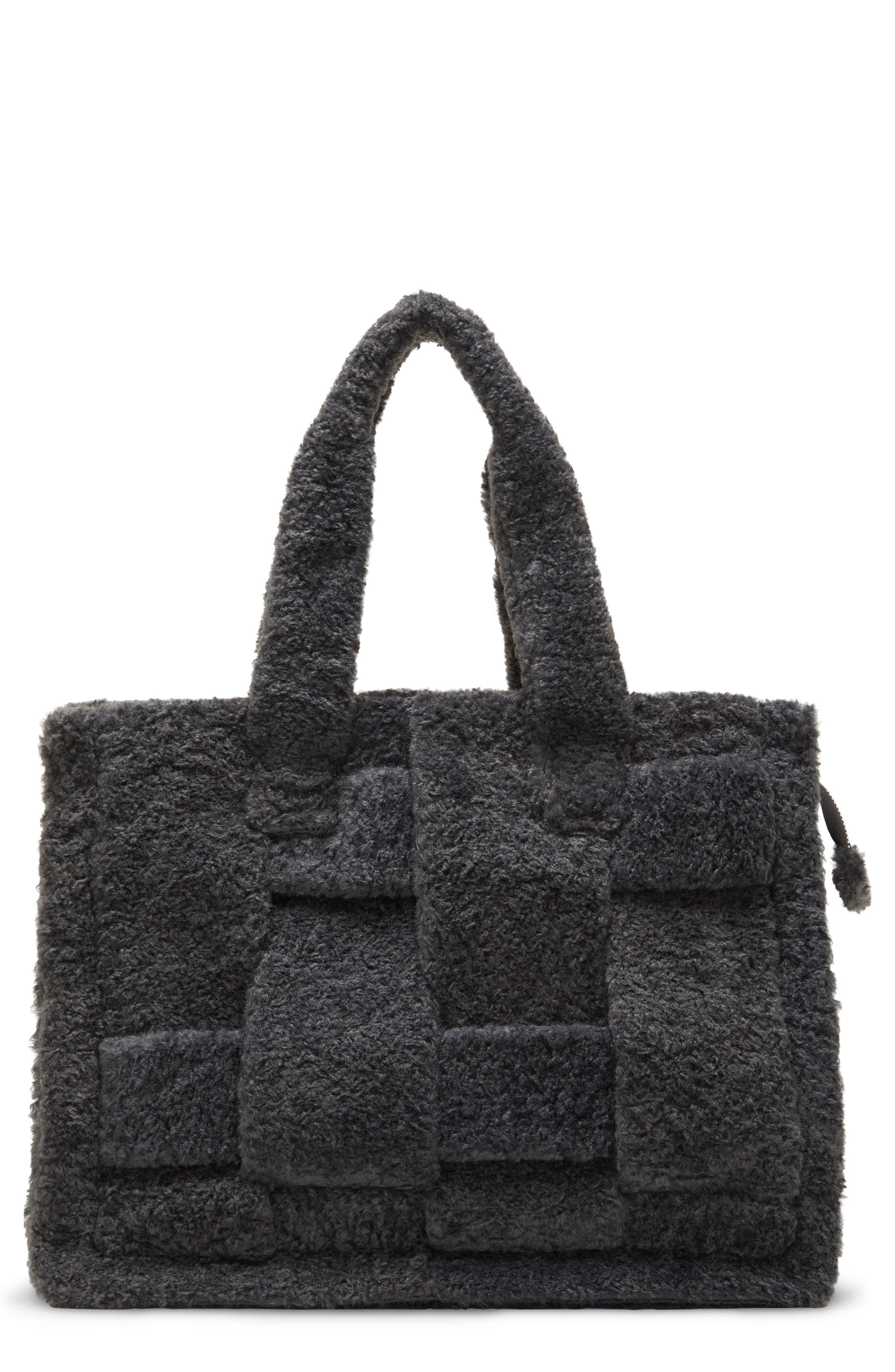 Vince Camuto Orla Faux Shearling Tote, Main, color, 