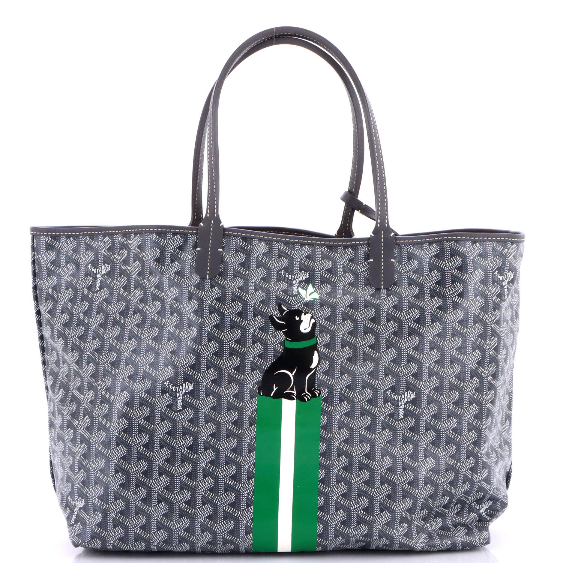 Saint Louis Tote Printed Coated Canvas PM, Main, color, Grey