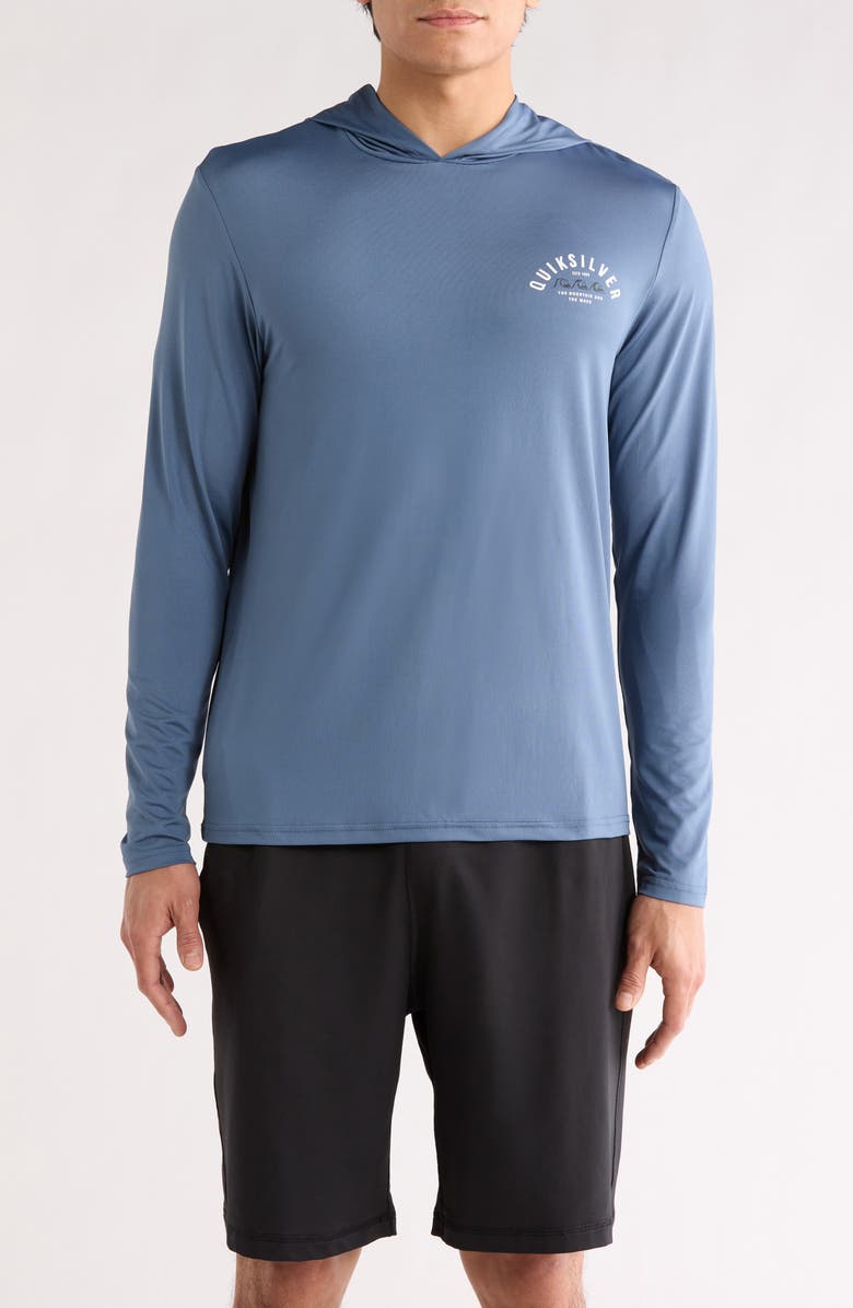 Quiksilver Lookup UPF 50+ Hooded Rashguard, Main, color, 