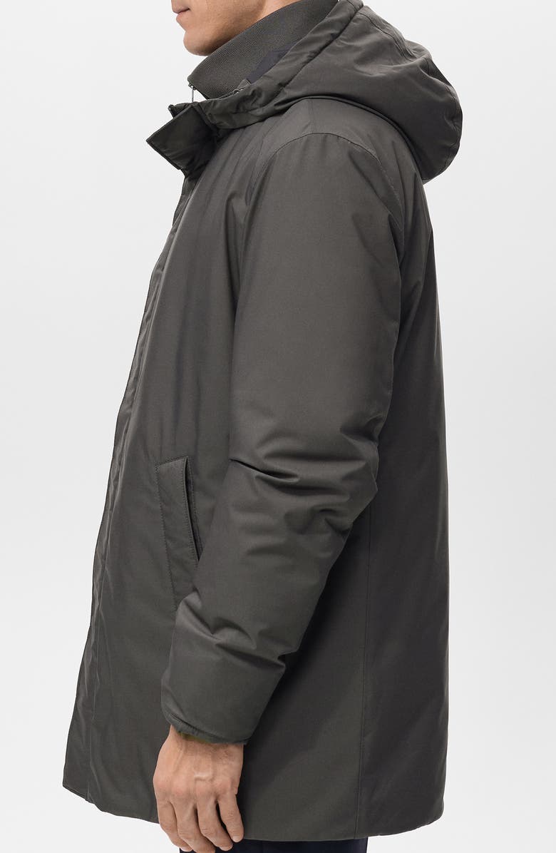 MANGO Water Repellent Insulated 3-in-1 Coat, Alternate, color, Grey