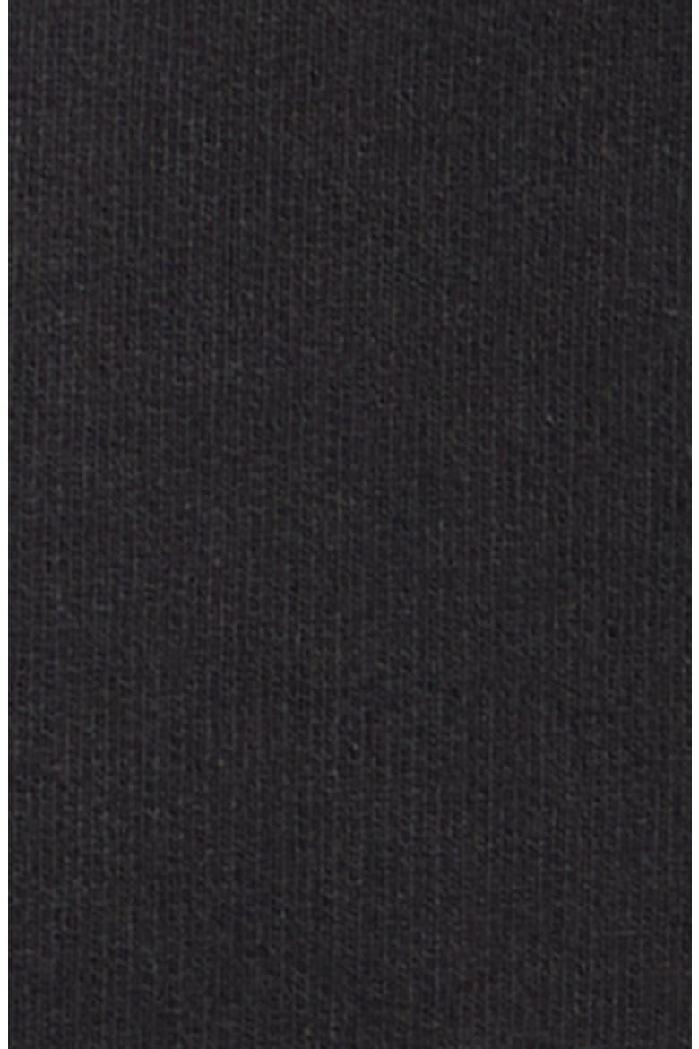 Quarter Zip Cotton Pullover, Alternate, color, BLACK