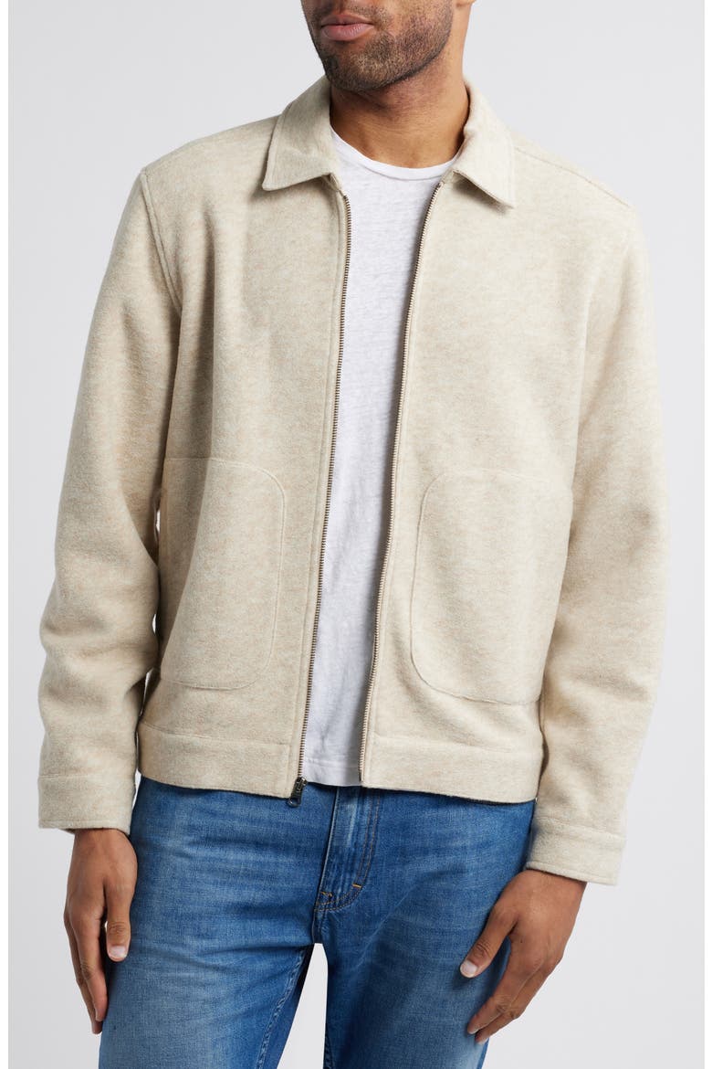 Shael Zip-Up Jacket, Main, color, ALMOND