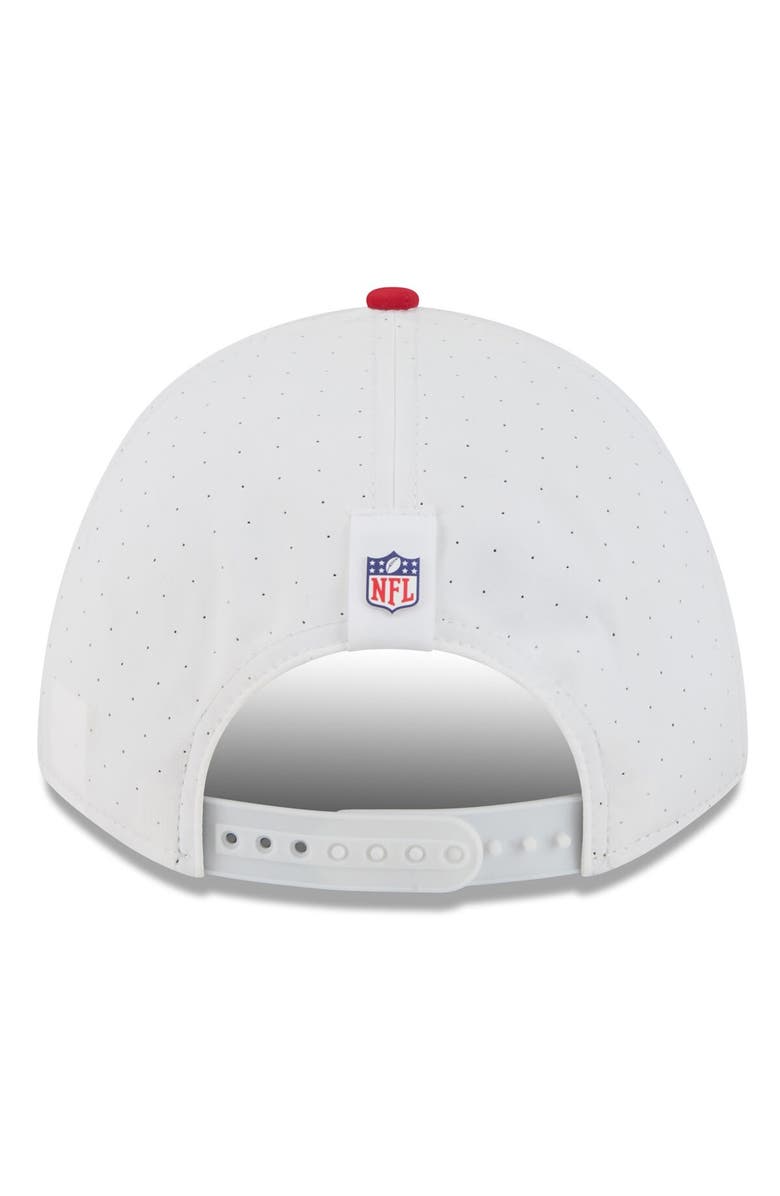 New Era Men's New Era White/Red Tampa Bay Buccaneers 2025 NFL Training Camp A-Frame 9FORTY Adjustable Hat, Alternate, color, White