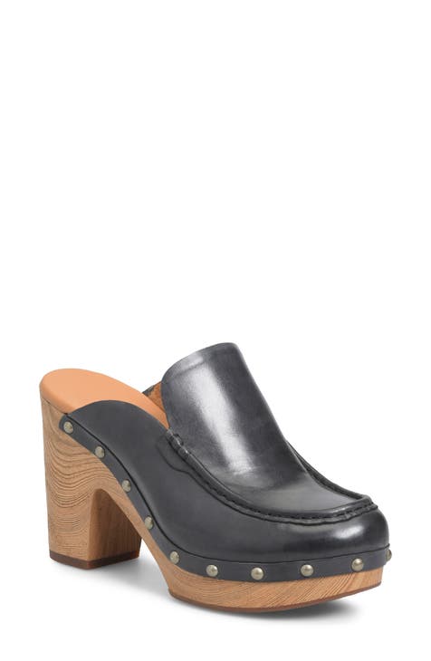 High heel clogs mules best sale