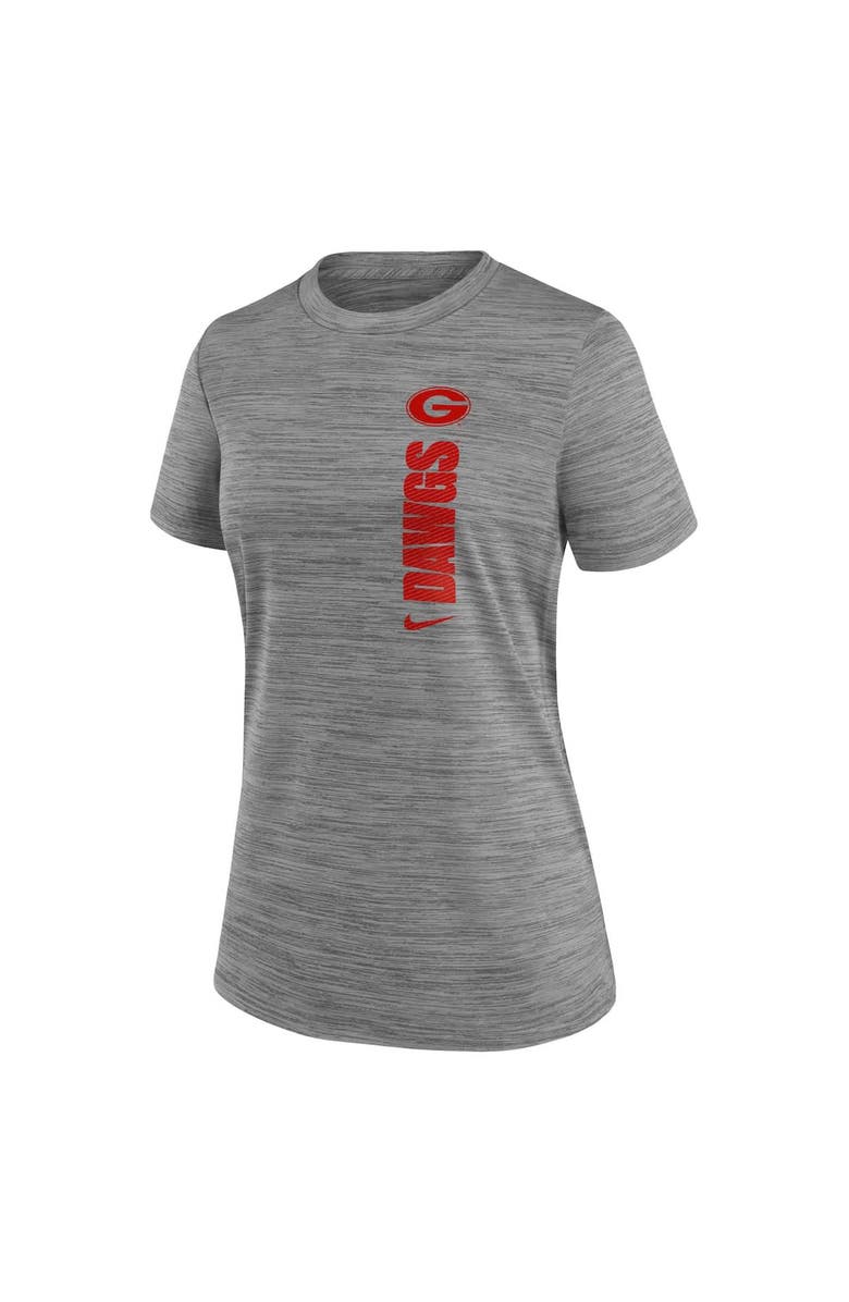 Nike Women's Nike Gray Georgia Bulldogs Velocity Performance T-Shirt, Alternate, color, 
