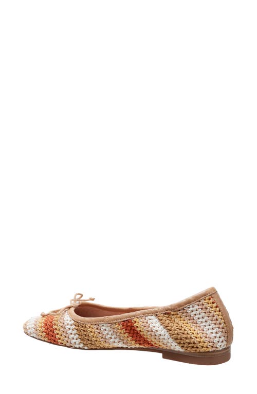Shop Linea Paolo Mila Ballerina Flat In Toffee