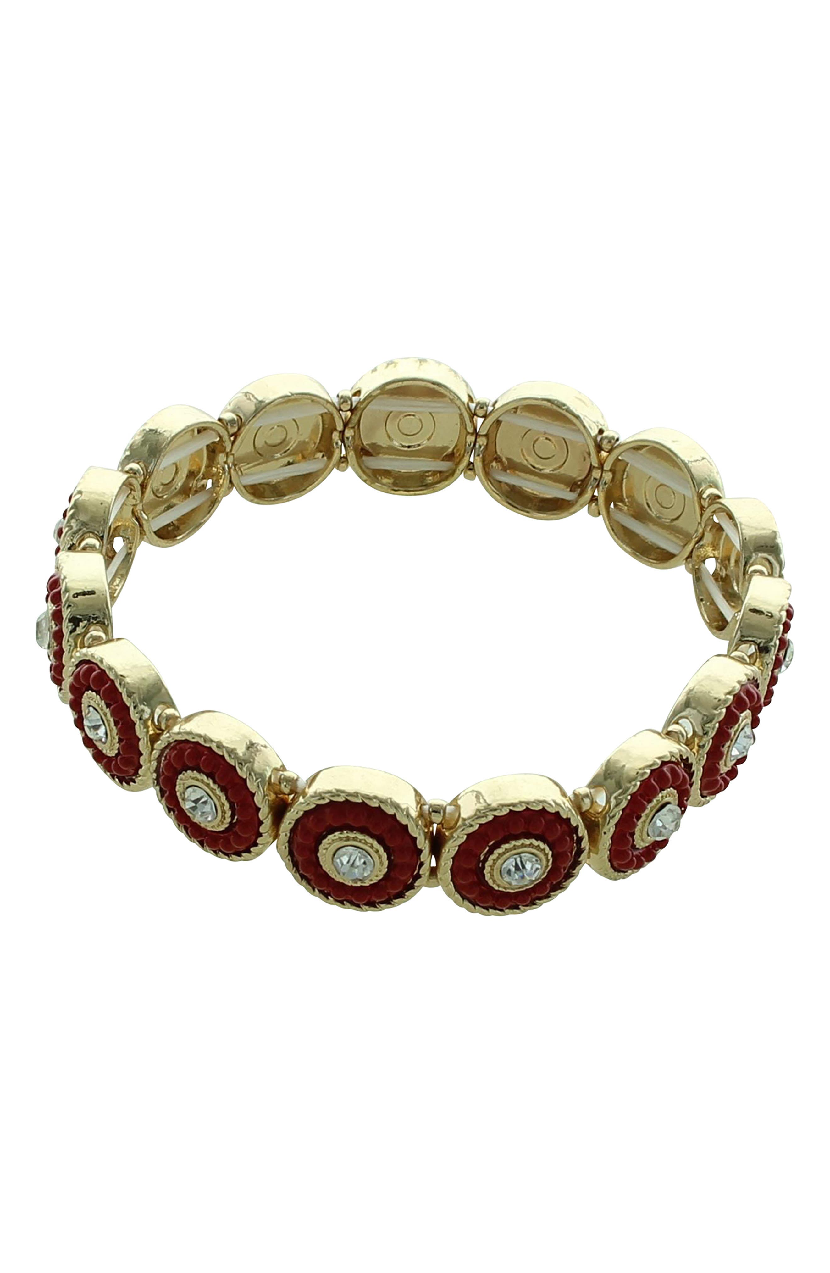 GOLD/ RED/ CLEAR