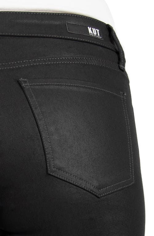Kut From The Kloth Kelsey Crop Kick Flare Jeans In Black