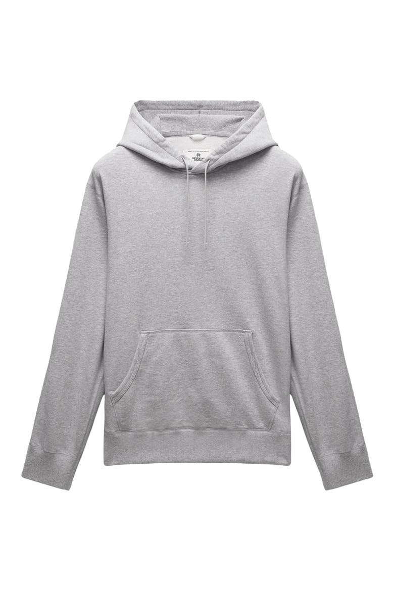 Midweight Terry Standard Hoodie, Alternate, color, HEATHER GREY