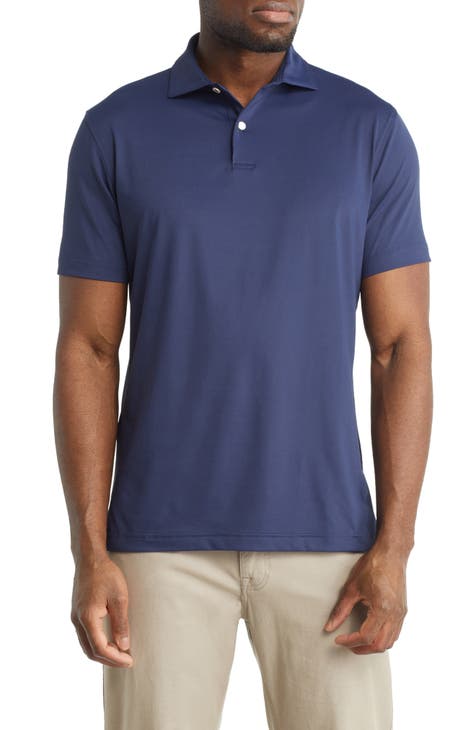 NWT Peter Millar Tailored Fit Performance Stretch Solid Blue Golf Polo XXL $94 purchases