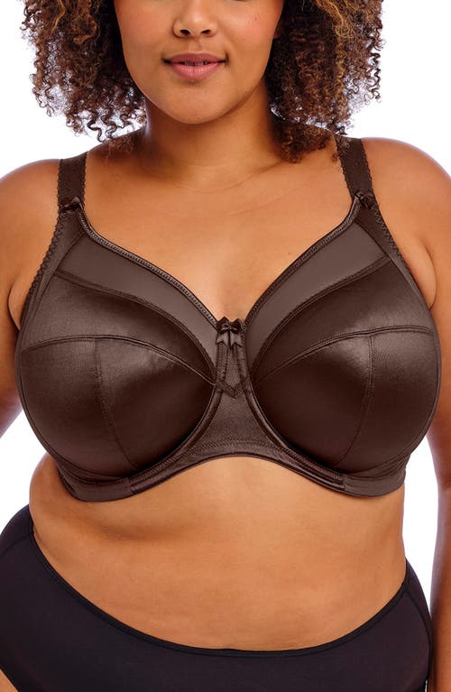 Goddess Keira Full Figure Underwire Bra in Chocolate at Nordstrom, Size 44Dd
