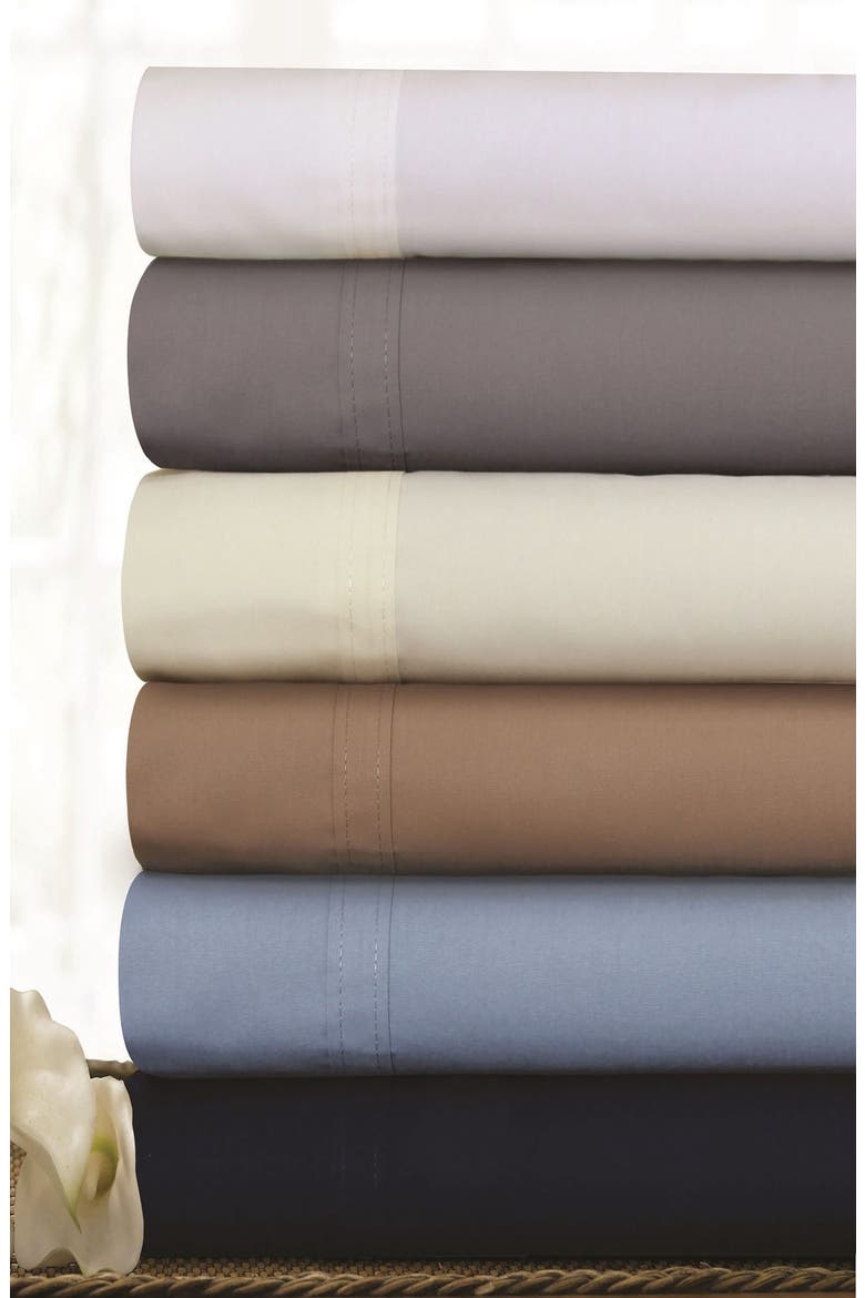 300 Thread Count Cotton Percale Pillowcase Set, Alternate, color, IVORY