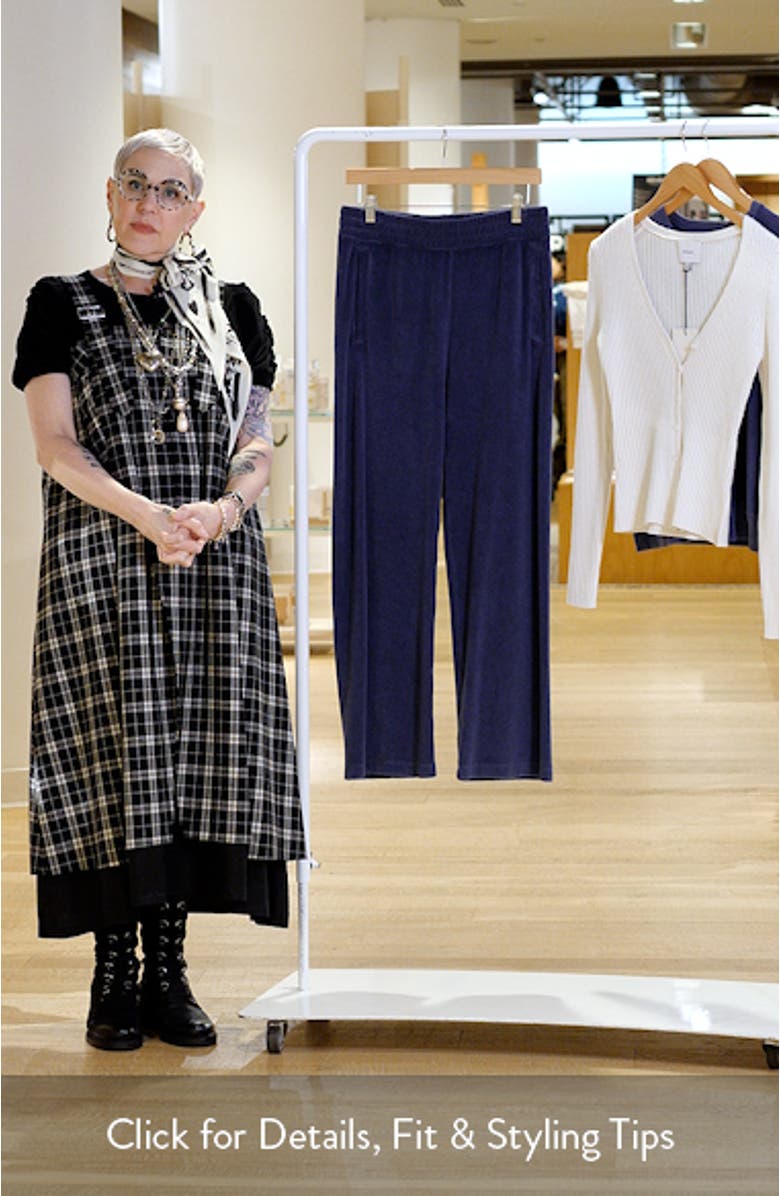 Victory Micro Terry Wide Leg Sweatpants, sales video thumbnail