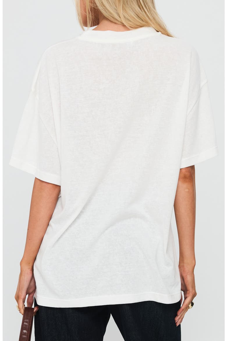 Zaydee Oversize Cotton Blend T-Shirt, Alternate, color, WHITE
