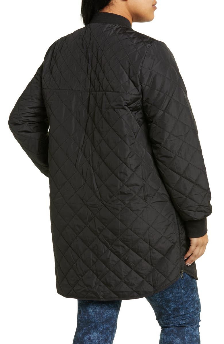 Zella OSR Quilted Longline Jacket | Nordstromrack