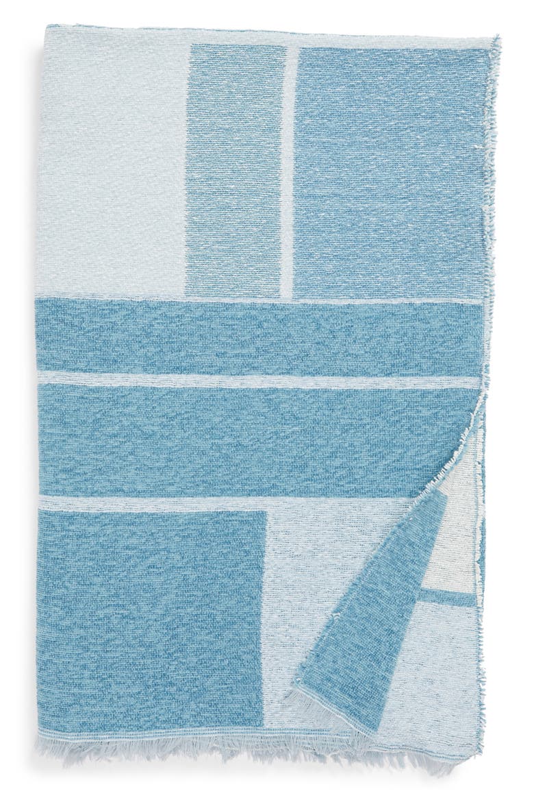 Geo Throw Blanket, Main, color, BLUE ADRIATIC MULTI