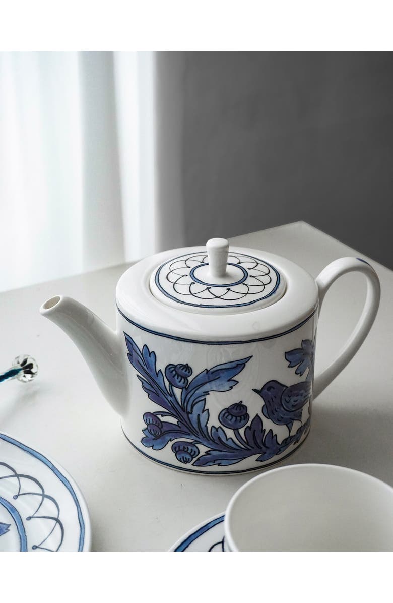 Twig New York Heritage Blue Bird Teapot, Alternate, color, Multi