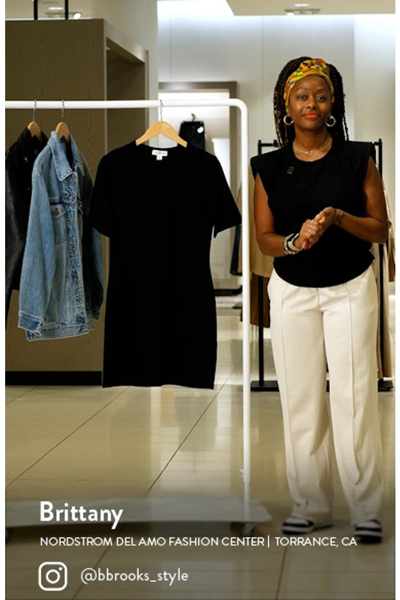 Seamed Organic Cotton T-Shirt Dress video