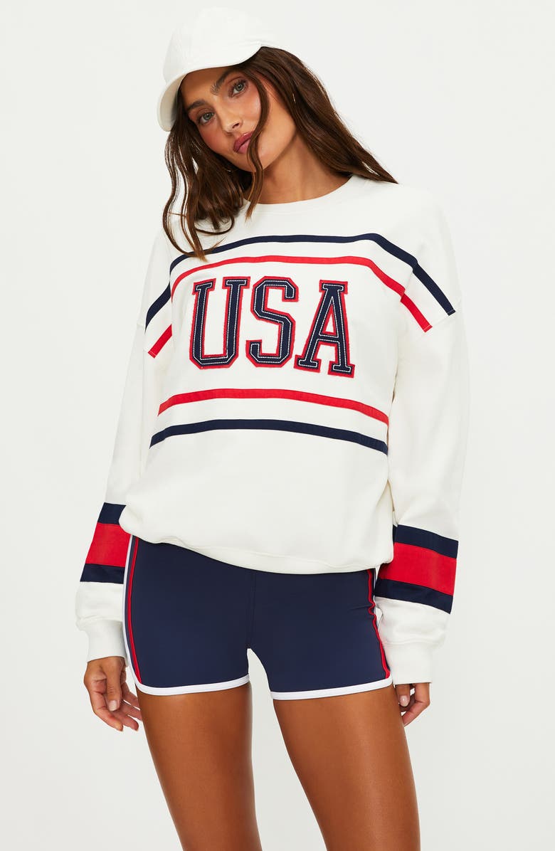 Beach Riot Ryder Stripe Shorts, Alternate, color, Twilight Firework Colorblock