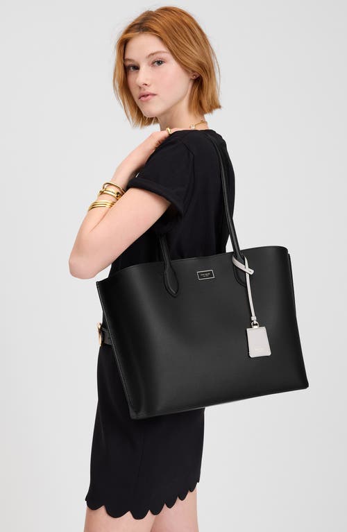Kate Spade New York Suite Large Leather Tote In Black