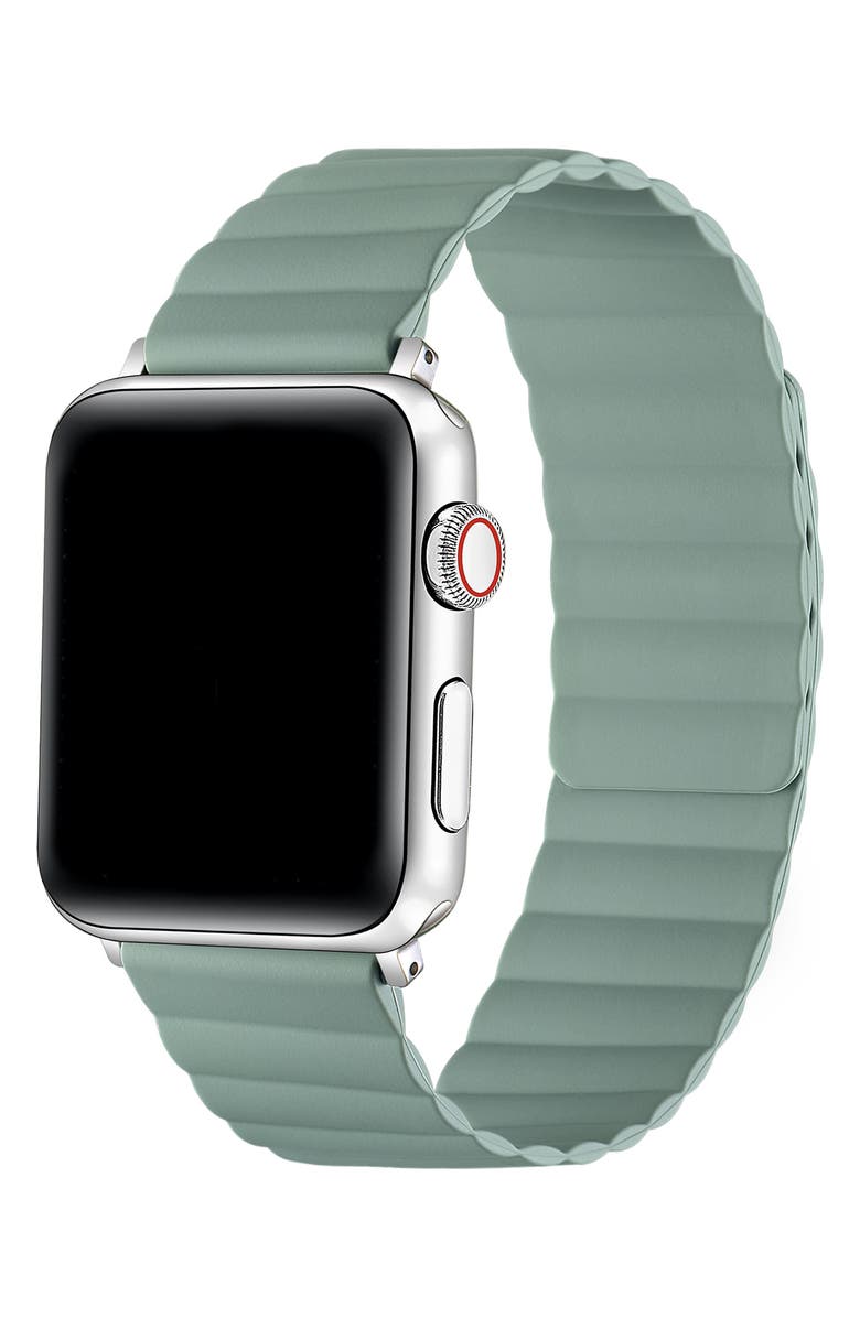 Posh Tech Silicone Apple Watch<sup>®</sup> Watchband, Alternate, color, Sage Green