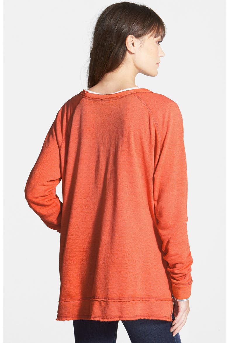 Long Sleeve Raglan Tee, Alternate, color, ORANGE FIESTA