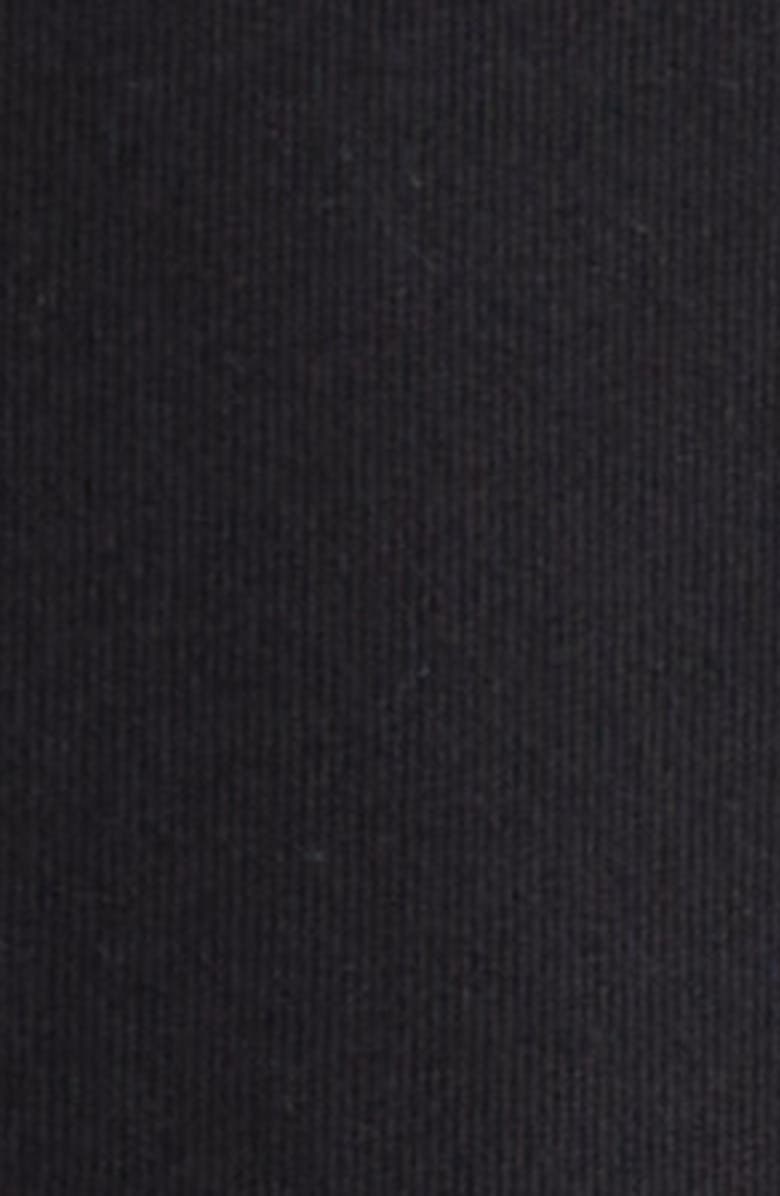 Versace Via Gesù Logo Graphic Hoodie, Alternate, color, Black Print