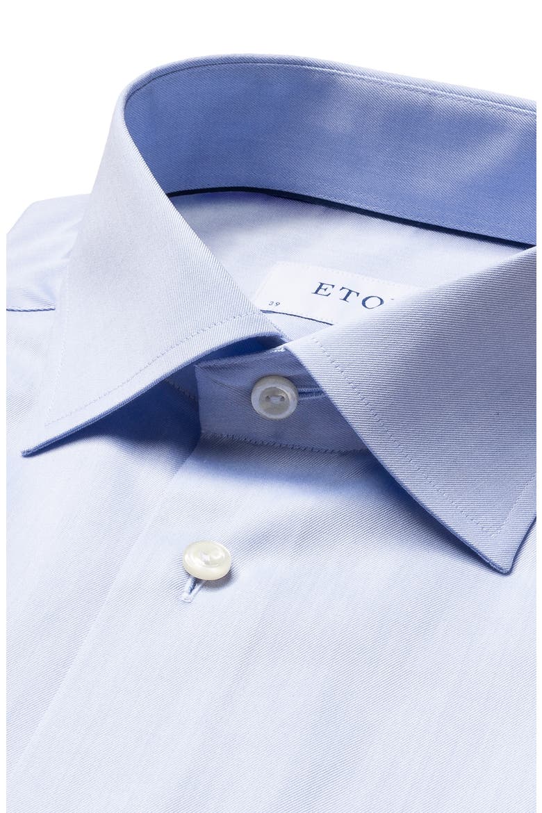 Contemporary Fit Twill Dress Shirt, Alternate, color, LIGHT PASTEL BLUE