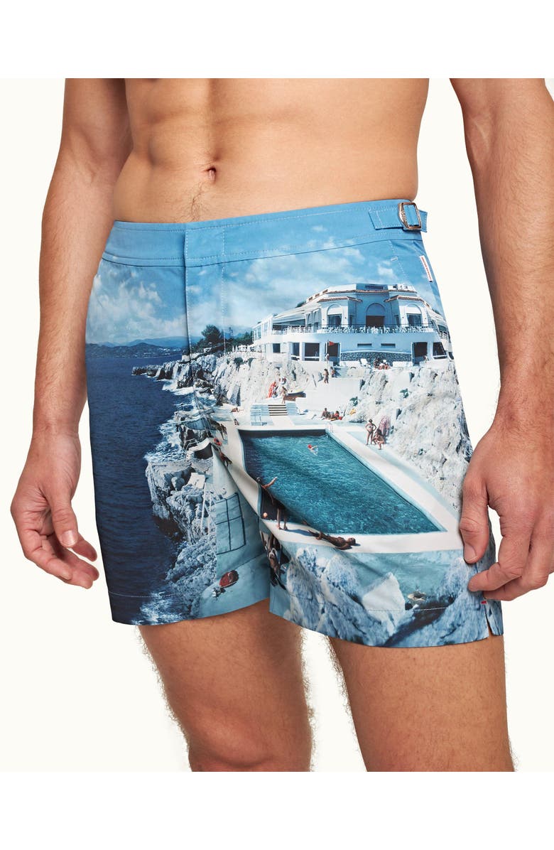Orlebar Brown Bulldog Mid-Length Swim Shorts, Alternate, color, Roc Pool Ii