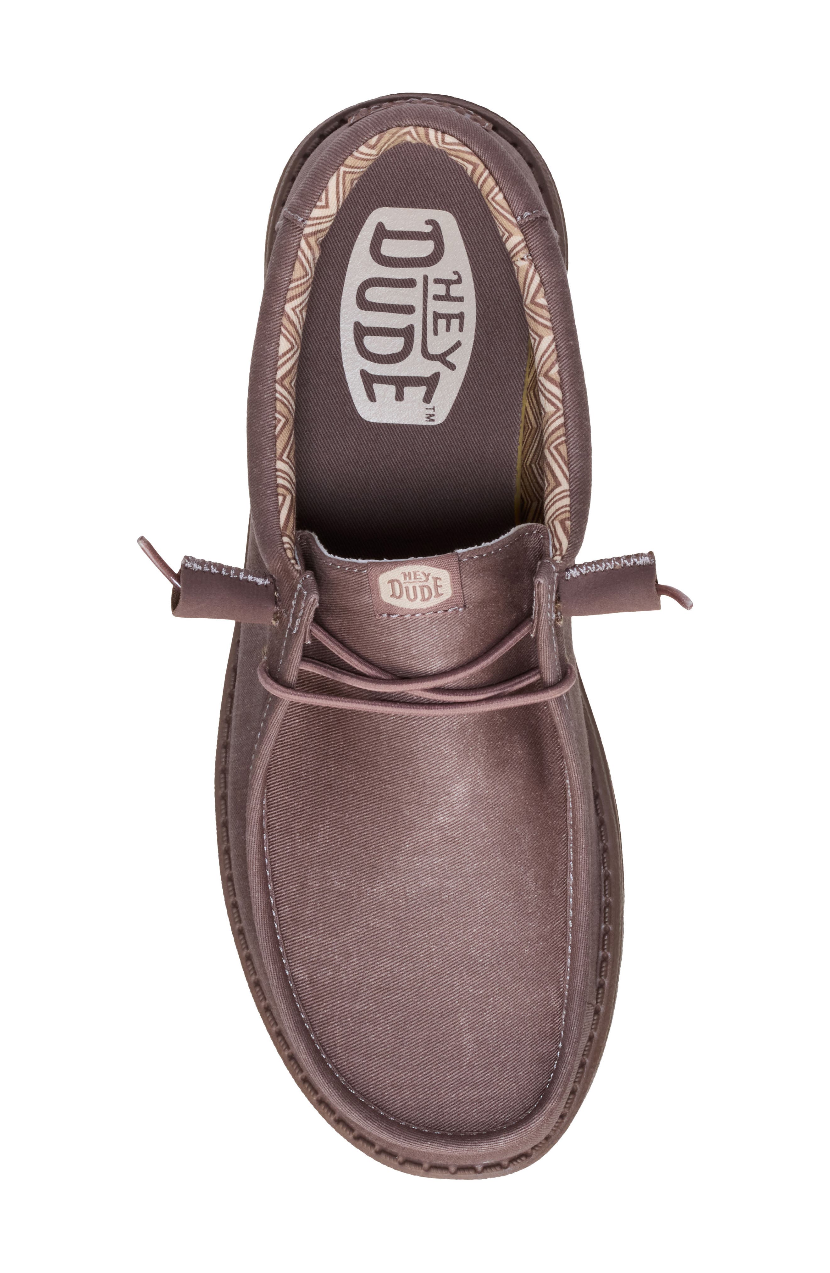 Hey Dude Wally Stretch Canvas Slip-On, Alternate, color, Deep Taupe