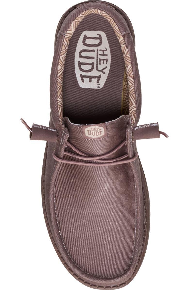 Hey Dude Wally Stretch Canvas Slip-On, Alternate, color, Deep Taupe