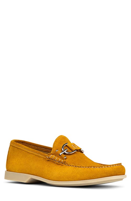 Donald Pliner Augie Bit Loafer In Saffron