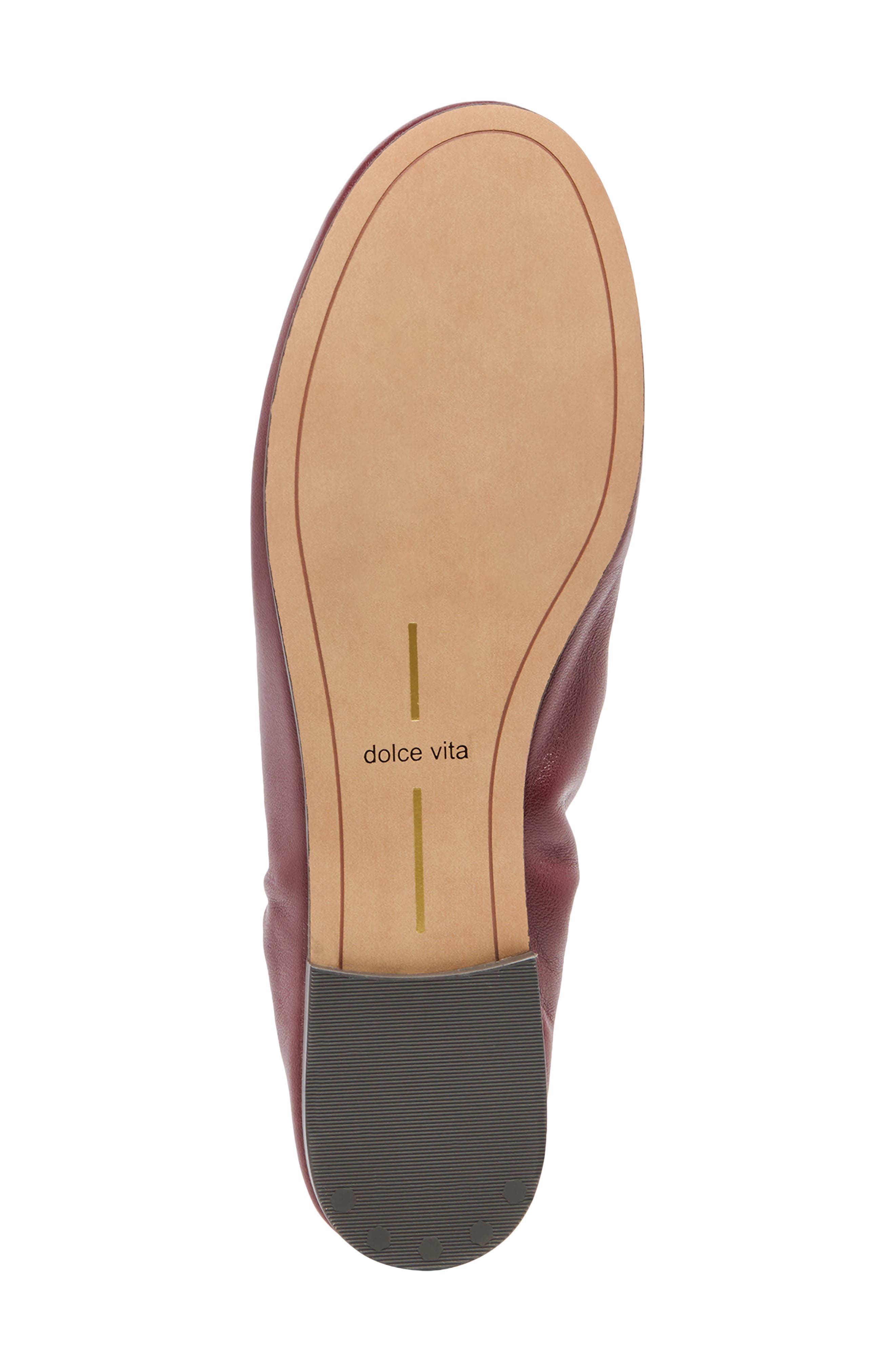 Cornel Mary Jane Flat, Alternate, color, OXBLOOD LEATHER