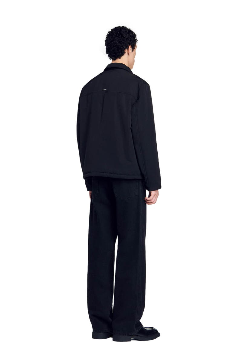 SANDRO Quilted zip jacket, Alternate, color, 