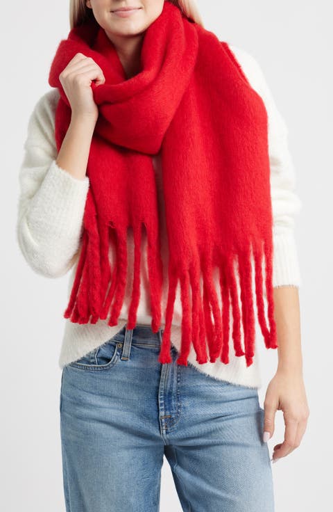 Fringe Blanket Scarf