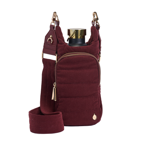 Corduroy Hydrobag Crossbody Water Bottle Bag