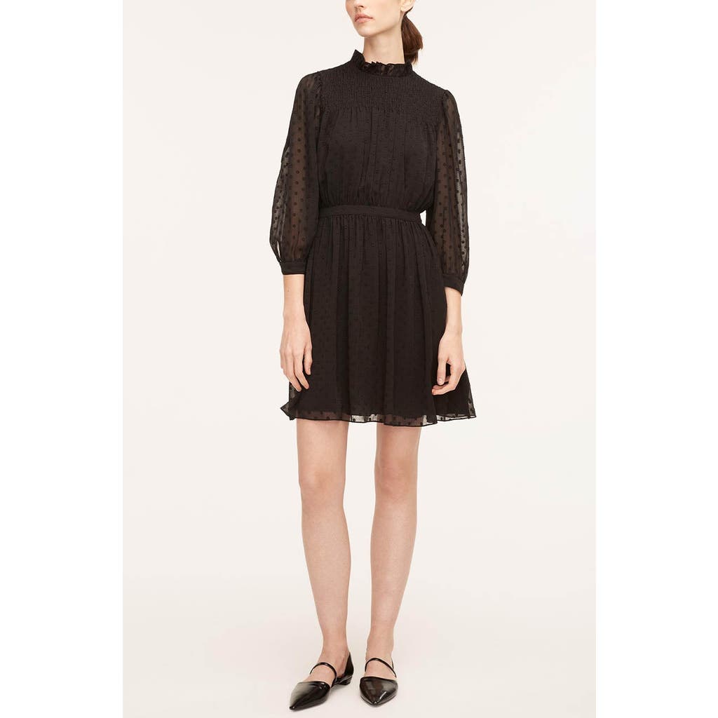 REBECCA TAYLOR REBECCA TAYLOR CLIP-DOT SHIRT DRESS