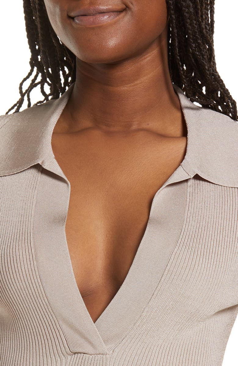 Good American Ribbed Polo, Alternate, color,