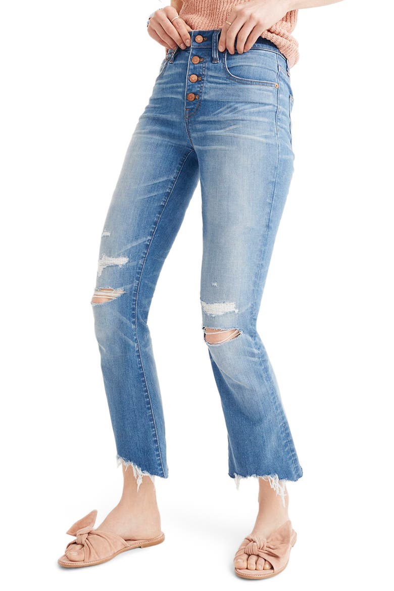 Cali Demi Boot Jeans, Main, color, BRONSON