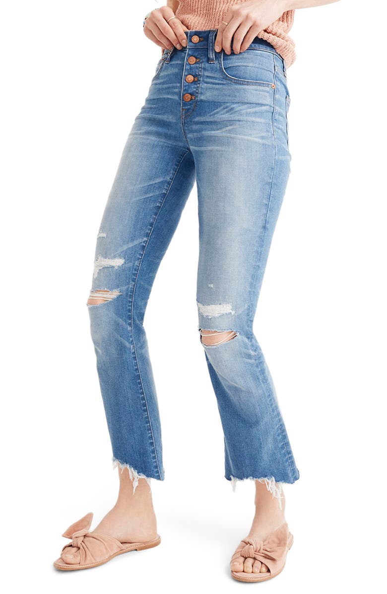 Madewell Cali Demi Boot Jeans, Main, color, 
