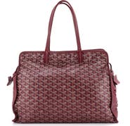 Pre-Owned Goyard Hardy Pet Carrier Coated Canvas PM
