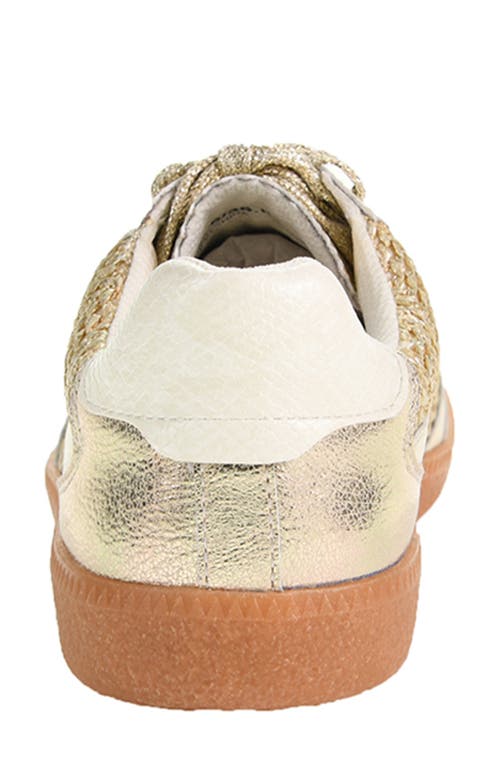 Dirty Laundry Tropics Braid Sneaker In Gold
