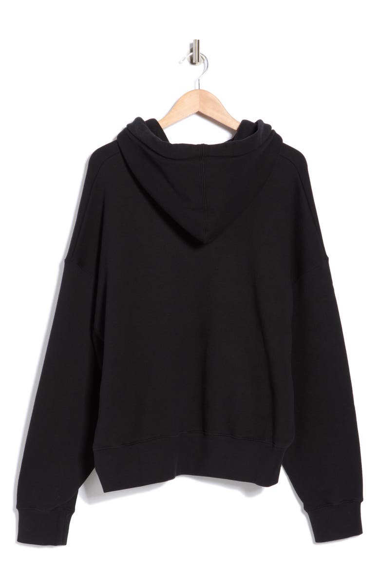 Palm Angels Hooded Sweatshirt, Alternate, color, Black Brown