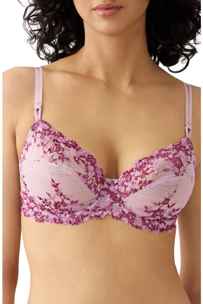 Embrace Lace® Underwire Bra, Main, color, KEEPSAKE PURPLE