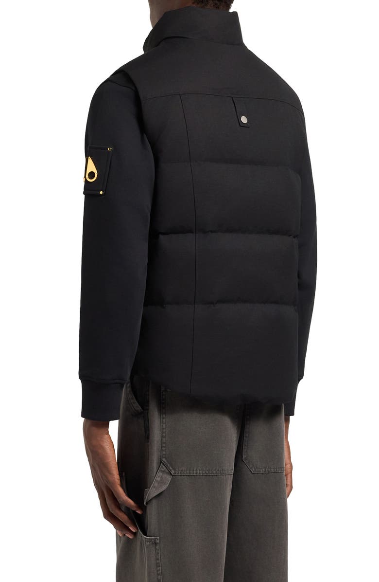 Moose Knuckles Westmount Down Vest, Alternate, color, Black W Black