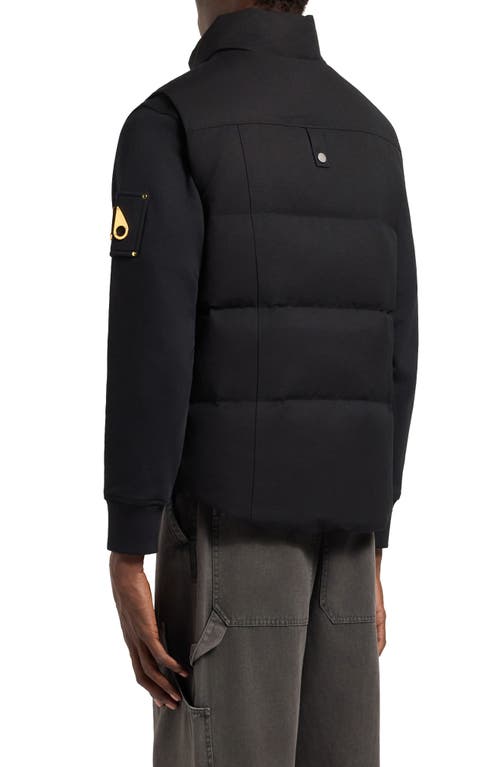 Moose Knuckles Westmount Down Vest In Black