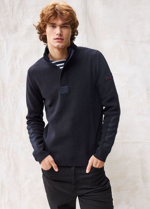 LOUP DE MER II - Quarter Zip Sweater