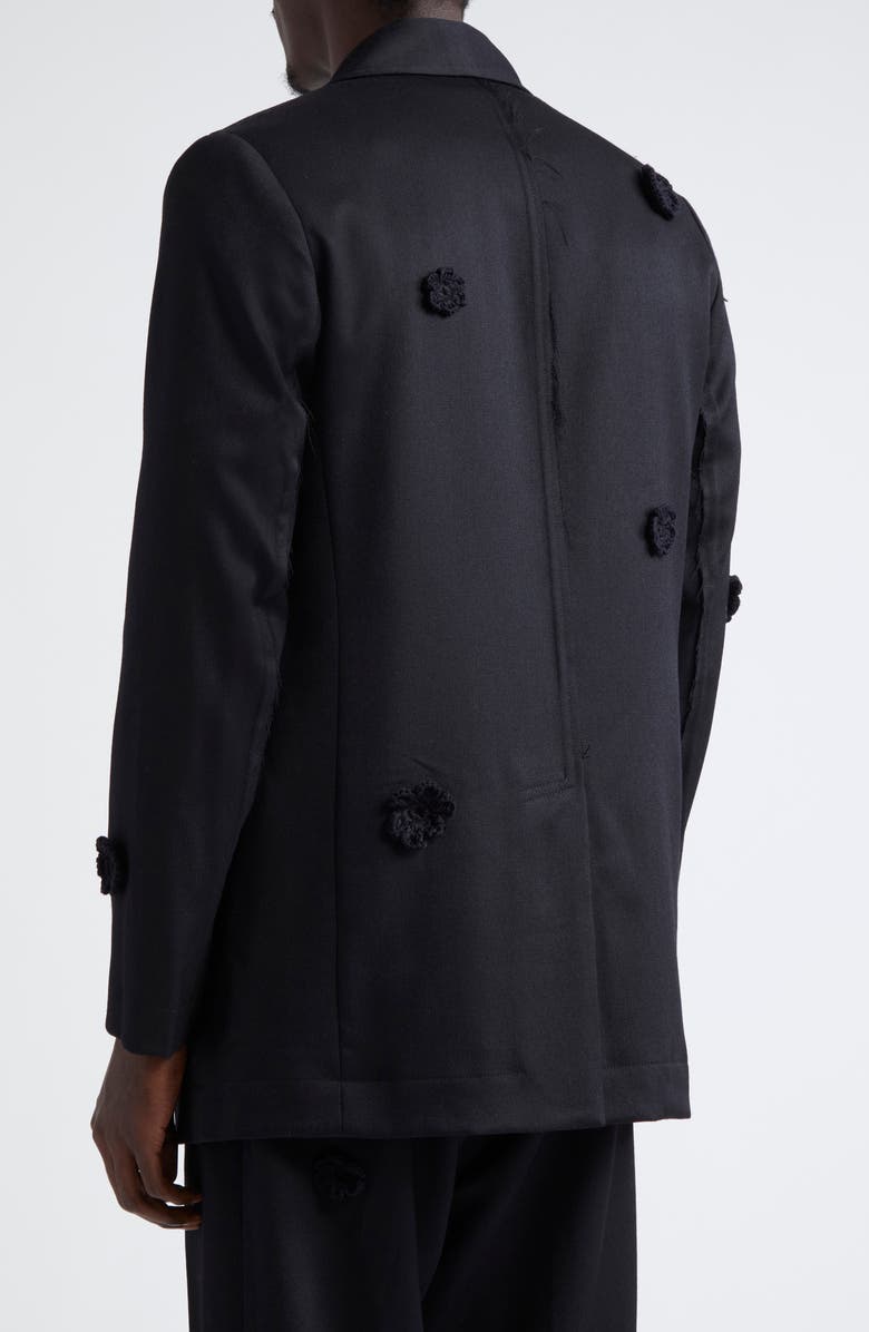 SONG FOR THE MUTE Daisy Oversize Wool Blazer, Alternate, color, 